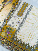 Jihan 3822 C Pure Viscous Muslin Digital Print With Exclusive Aari N Handwork Pakistani Suits