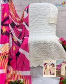 Saniya Trendz 30003 Chikankari Pure Cotton With Embroidered Work Pakistani Suits