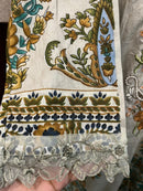 Maria B 1025 Readymade Cotton Self Embroidery Work Casual Wear Suits