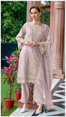 Fepic Rosemeen C 1955 B Organza Embroidered With Handwork Suits