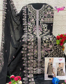 Sajida Designer SD 1087 Georgette With Heavy Embroidered With Khatli Work Suits