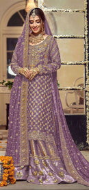 Al Khushbu Alk 166 P Faux Georgette Embroidered With Heavy Handwork Suits