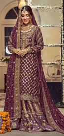 Al Khushbu Alk 166 N Faux Georgette Embroidered With Heavy Handwork Suits