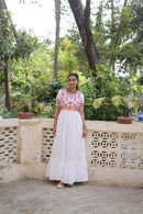 LW 9274 B Reyon Fabric With Kutchi Gamthi Embroidered Thread Work Navratri Gown