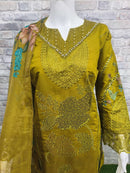 Affan Creation R 62 B Roman Silk With Heavy Embroidery Boring Work Suits