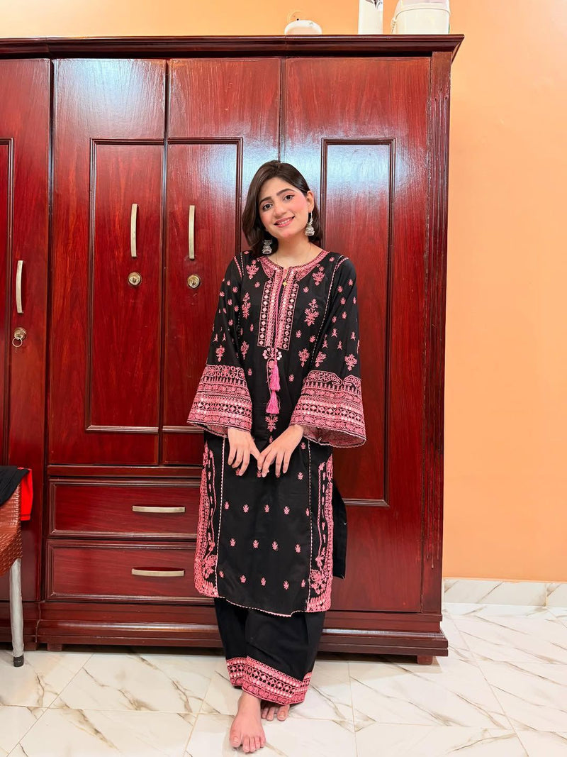 LG 1993 Designer Embroidered With Real Mirror Worked Roman Silk Suits