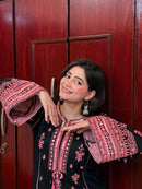 LG 1993 Designer Embroidered With Real Mirror Worked Roman Silk Suits