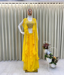 BE 332 Three Piece Hand Work Western Outfit For Trendy Wedding Season