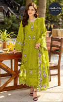 Mehboob Tex 1675 B Ombre Pure Cotton With Heavy Self Embroidery Work Pakistani Suits