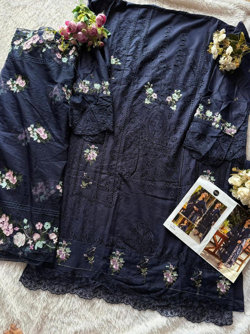 Mehboob Tex 1675 Ombre Pure Cotton With Heavy Self Embroidery Work Pakistani Suits