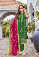 Al Zohaib Az 1316 B Pure Cotton Print With Heavy Self Work Pakistani Suits