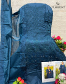 Florent 1029 C Cambric Cotton With Heavy Embroidery Work Pakistani Suits