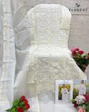 Florent 1029 D Cambric Cotton With Heavy Embroidery Work Pakistani Suits