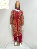 Mannat D No 505 Designer Cotton Wear With Beautiful Heavy Neck Work Suits