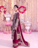 SRK 5297 Pink Chain Stitch Embroidery Sequence Work Designer Party Wear Look Suits