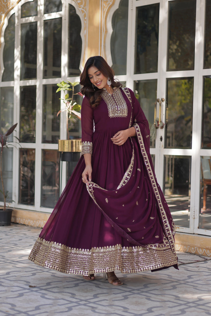 LW 9210 Get Ready To Shine With These Stunning Outfit Gown