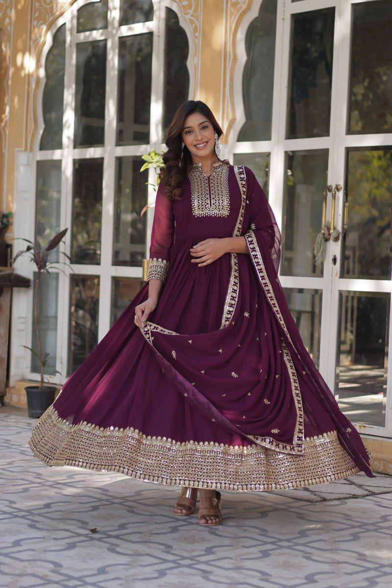 LW 9210 Get Ready To Shine With These Stunning Outfit Gown