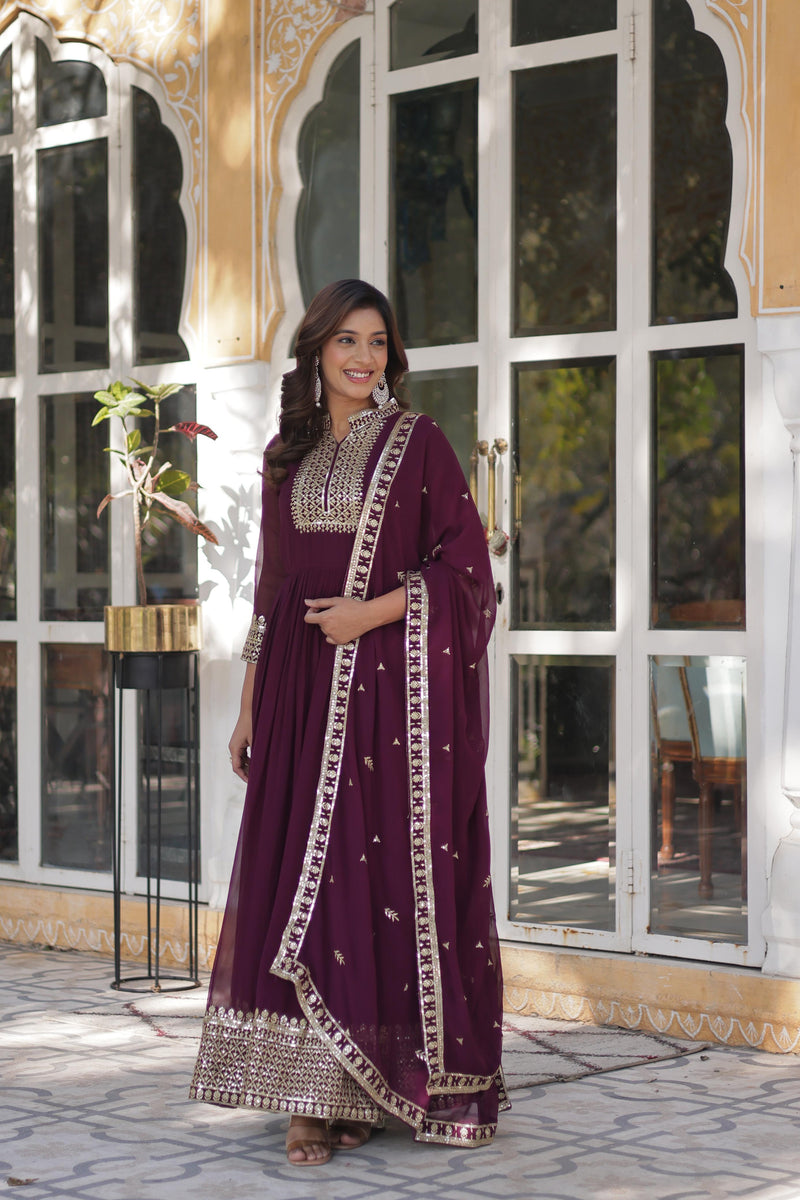 LW 9210 Get Ready To Shine With These Stunning Outfit Gown