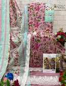 Hazzel 0332 Pure Cotton Print With Heavy Embroidery Work Pakistani Suits