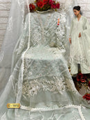 Fepic Rosemeen C 1972 Organza Embroidered With Hand Work Pakistani Suits
