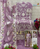 Saniya Trendz 7145 B Cotton With Chikankari Embroidered Worked Pakistani Suits