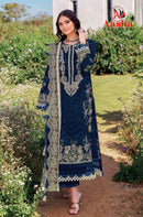Aasha Designer 1170 B Pure Cotton Print Heavy Embroidery With 2 Patches Work Pakistani Suits