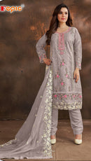 Fepic Rosemeen C 1623 Organza Embroidered Worked Pakistani Suits