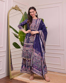 SD 7046 Designer Wear Digital Print Hand Work With Fancy Latkan Traditional Suits