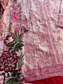 Mehboob Tex 1707 Pure Cotton With Heavy Self Embroidery Work Pakistani Suits