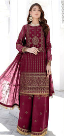 Fepic Rosemeen C 1714 B Georgette Embroidered Worked Suits