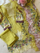 Mehboob Tex 1685 Pure Cotton Print With Embroidery 2 Patch Work Pakistani Suits