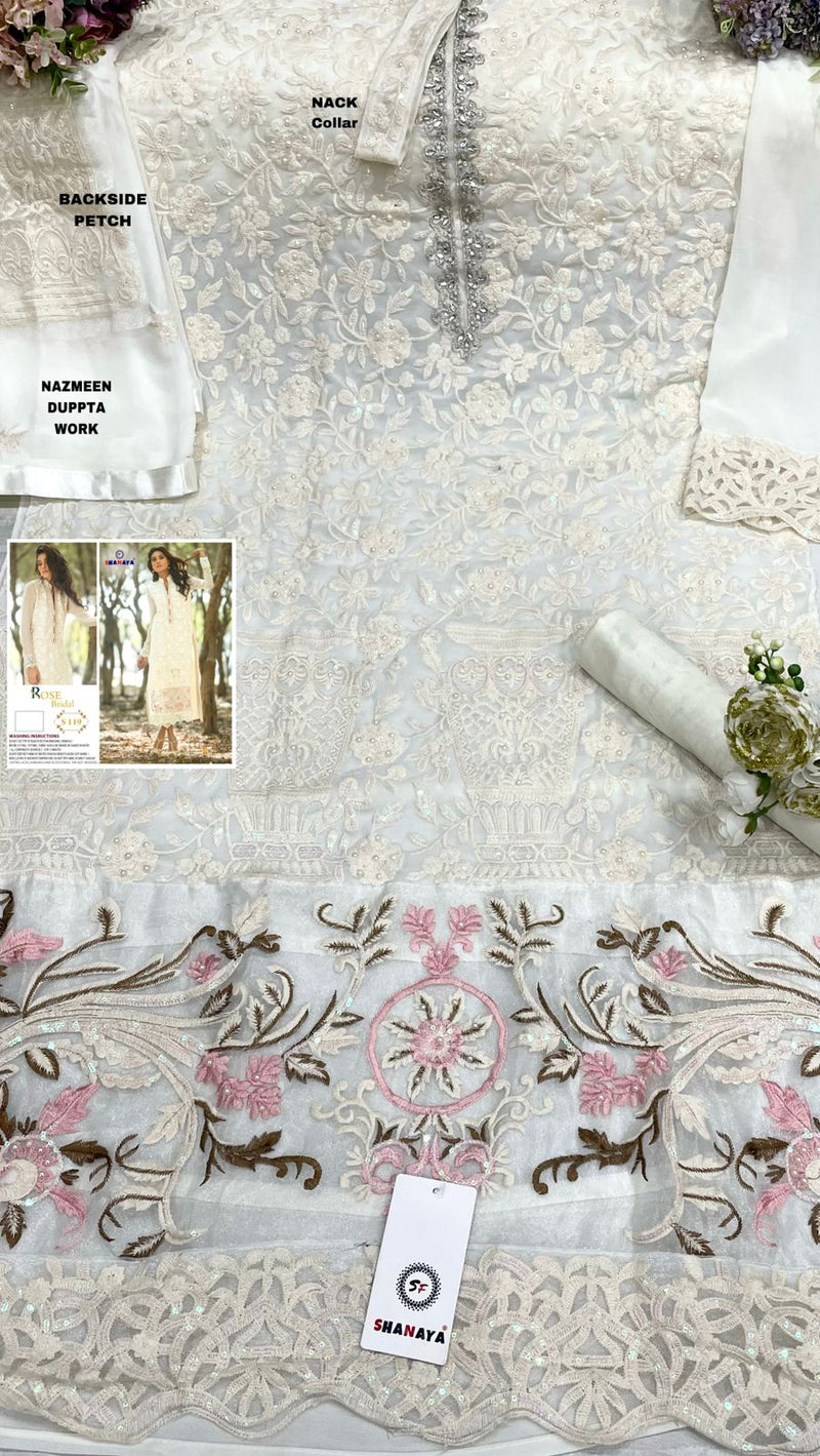 Shanaya S 119 Heavy Fox Georgette  With Heavy Embroidered With Handwork Suits