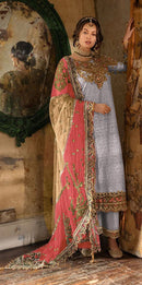 Serine S 99 B Fox Georgette Embroidered With Handwork Pakistani Suits