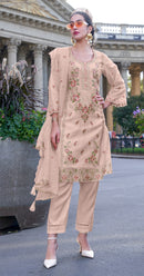 Fepic Rosemeen C 1878 B Organza Embroidered Worked Pakistani Suits