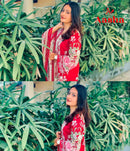 Aasha Designer 1173 Pure Cotton Print With Heavy Embroidery With Patches Work Pakistani Suits