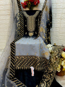 Fepic Rosemeen C 1763 Tubby Silk Embroidered Worked Suits