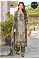 Mehboob Tex 1713 C Pure Viscose Maslin Digital Print With Aari Handwork Pakistani Suits