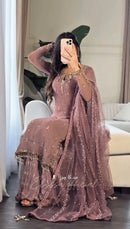 SRK 5264 Designer Heavy Faux Georgette With Heavy Embroidery Sequence Traditional Suits