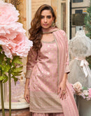 Sayuri Designer 5857 Pure Viscos Simar Jacquard Silk Suit