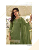 Sayuri Designer 5858 Pure Viscos Simar Jacquard Silk Suit