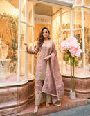 Sayuri Designer 5860 Pure Viscos Simar Jacquard Silk Suit