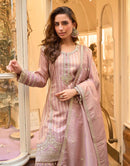 Sayuri Designer 5860 Pure Viscos Simar Jacquard Silk Suit