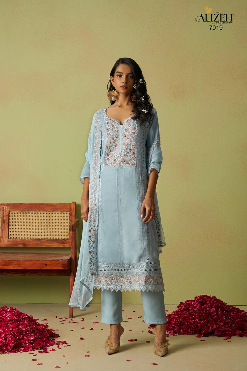 Alizeh 7019 SAADGI 2 Ready To Wear Luxury Ethnic Wear