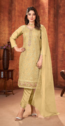 Serine S 238 A Organza Heavy Embroidered With Boring Handwork Suits