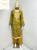 Mannat D No 518 Lawn Cotton With Embroidery Patch Work Readymade Suit