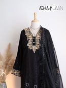 Agha Jaan 1027 Reyon Luxury Pret Kurti