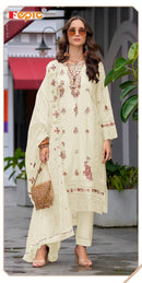 Fepic Rosemeen C 1376 C Organza Embroidered Worked Suits