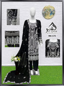 Al Qasr MA 173 A Fox Georgette With Heavy Embroidery Hand Work Suits