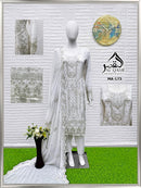 Al Qasr MA 173 C Fox Georgette With Heavy Embroidery Hand Work Suits