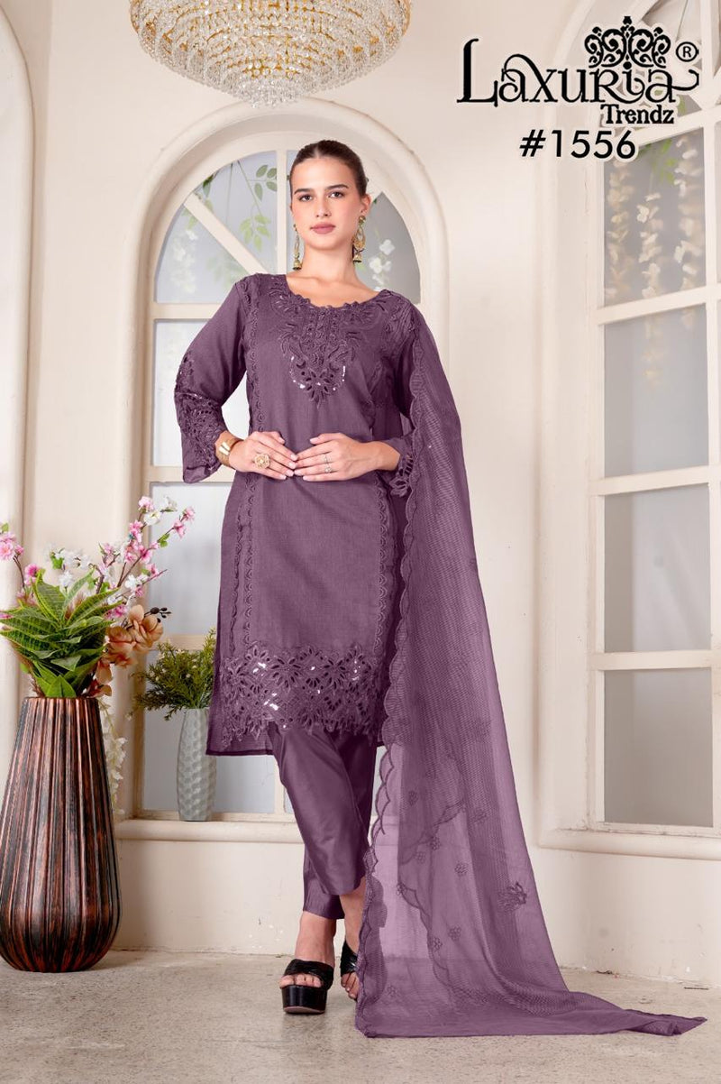 Laxuria Trendz 1556 B Designer Stylish Tunic Classic Embroidery Work Pakistani Pret Kurti